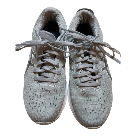 Asics Gel-Nimbus 24 Running Shoes Gray Cushioned Athletic Sneakers US 8 - Picture 1 of 4